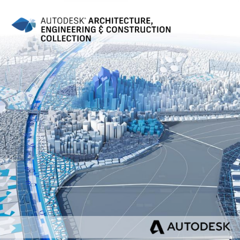 AutoCad Architecture Engineering & Construction Collection IC Commercial New Single-user ELD Annual Subscription - 02HI1-WW8500-L937