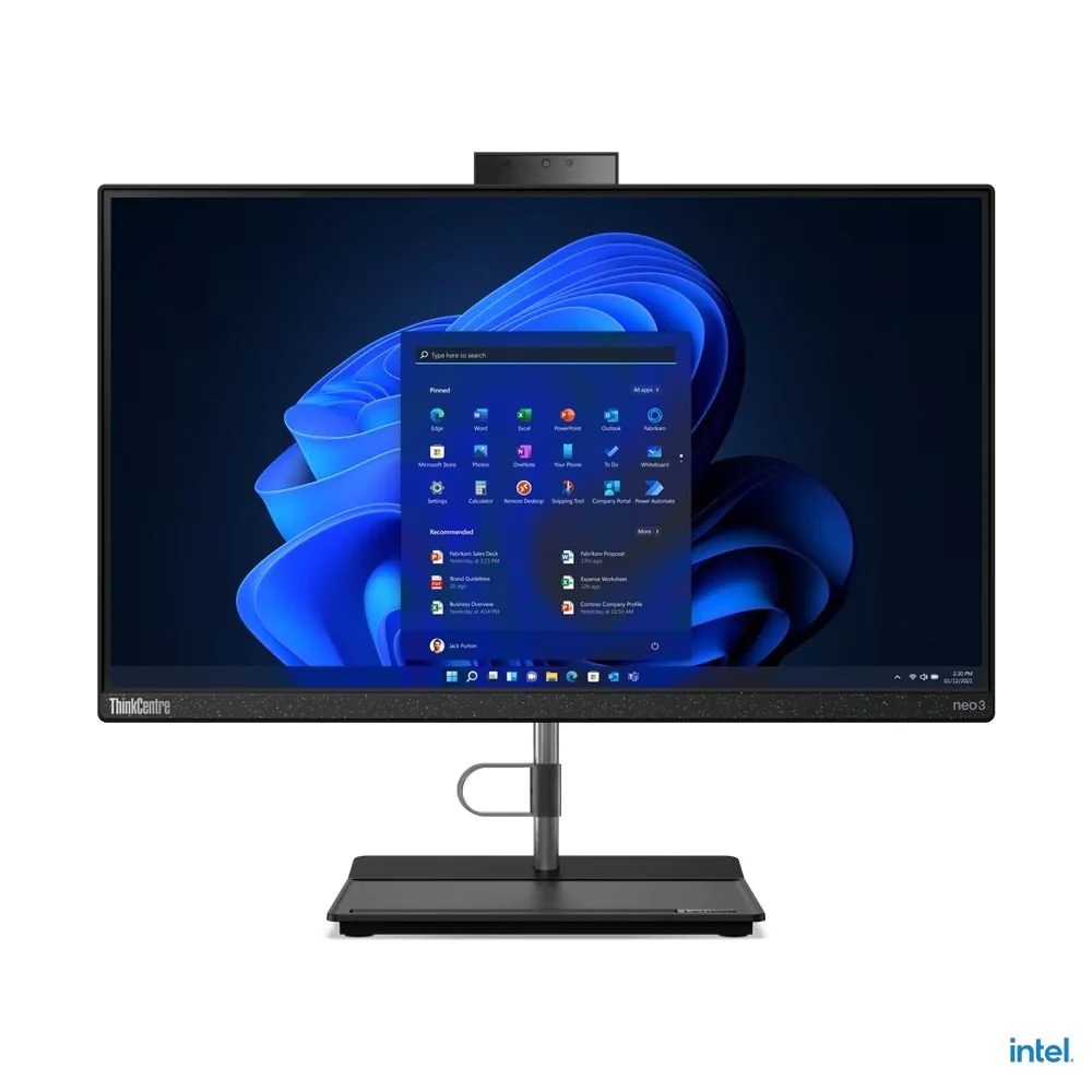 Lenovo Neo 30a-22 AIO,i5-12450H,8GB DDR4,512GB SSD M.2 2280 NVMe G4,Integrated,No OS,Intel AX201 2x2AX+BT Monitor - 12B3006WGR