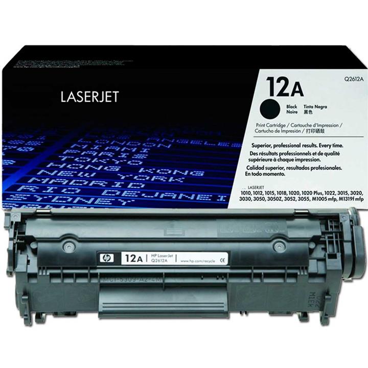 HP 12A 2-pack Black Original LaserJet Toner Cartridges - Q2612AF