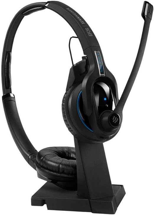 EPOS Sennheiser Impact MB Pro 2 UC ML Binaural Wireless Bluetooth Headset with Charging Stand - 2001029