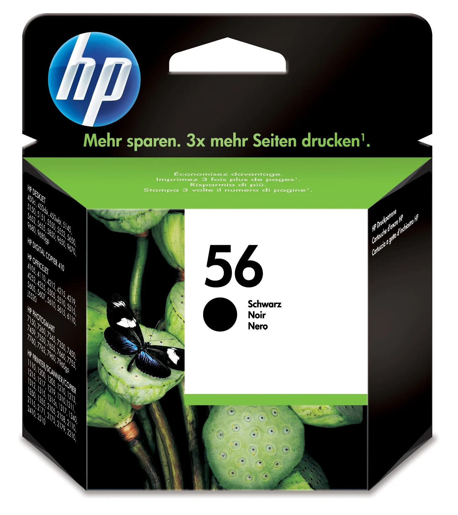HP 56 Black Original Ink Cartridge - C6656AE