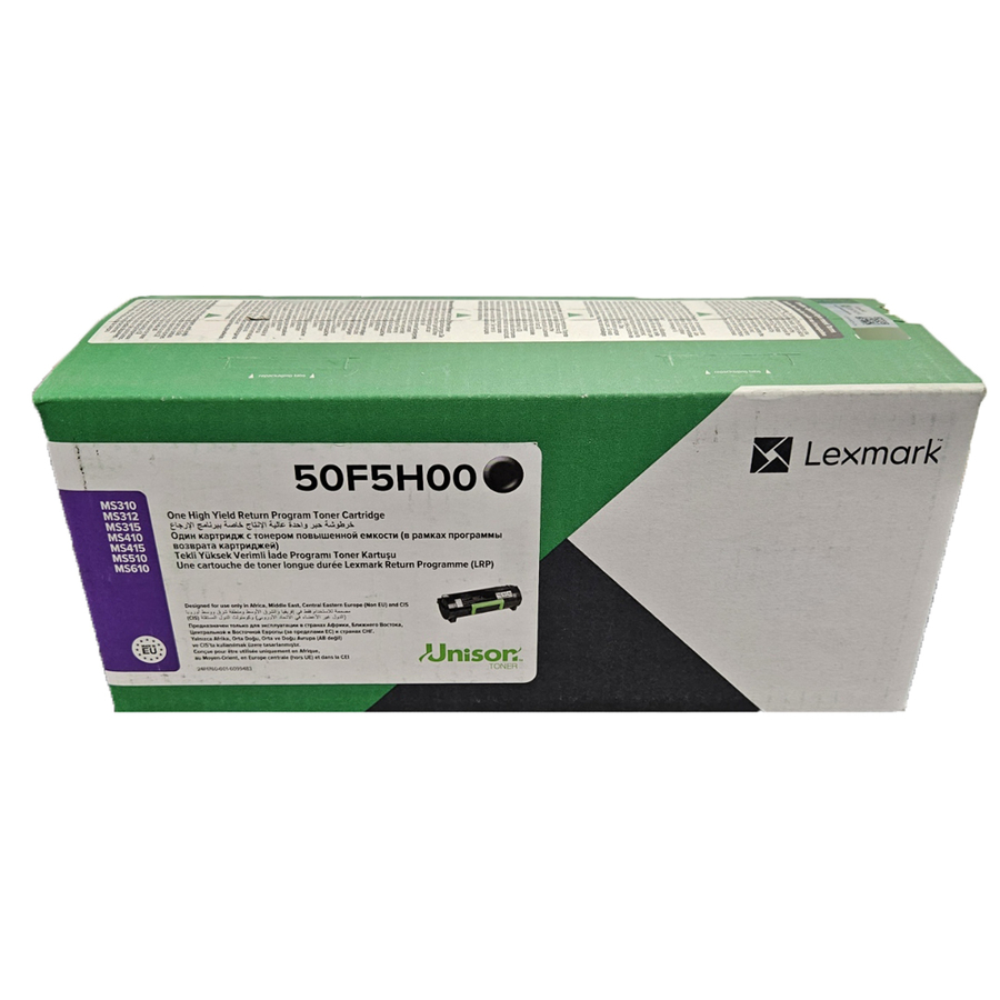 Lexmark MS 310 MS 410 MS 510 MS 610 Black High Yield Return Program toner 5k