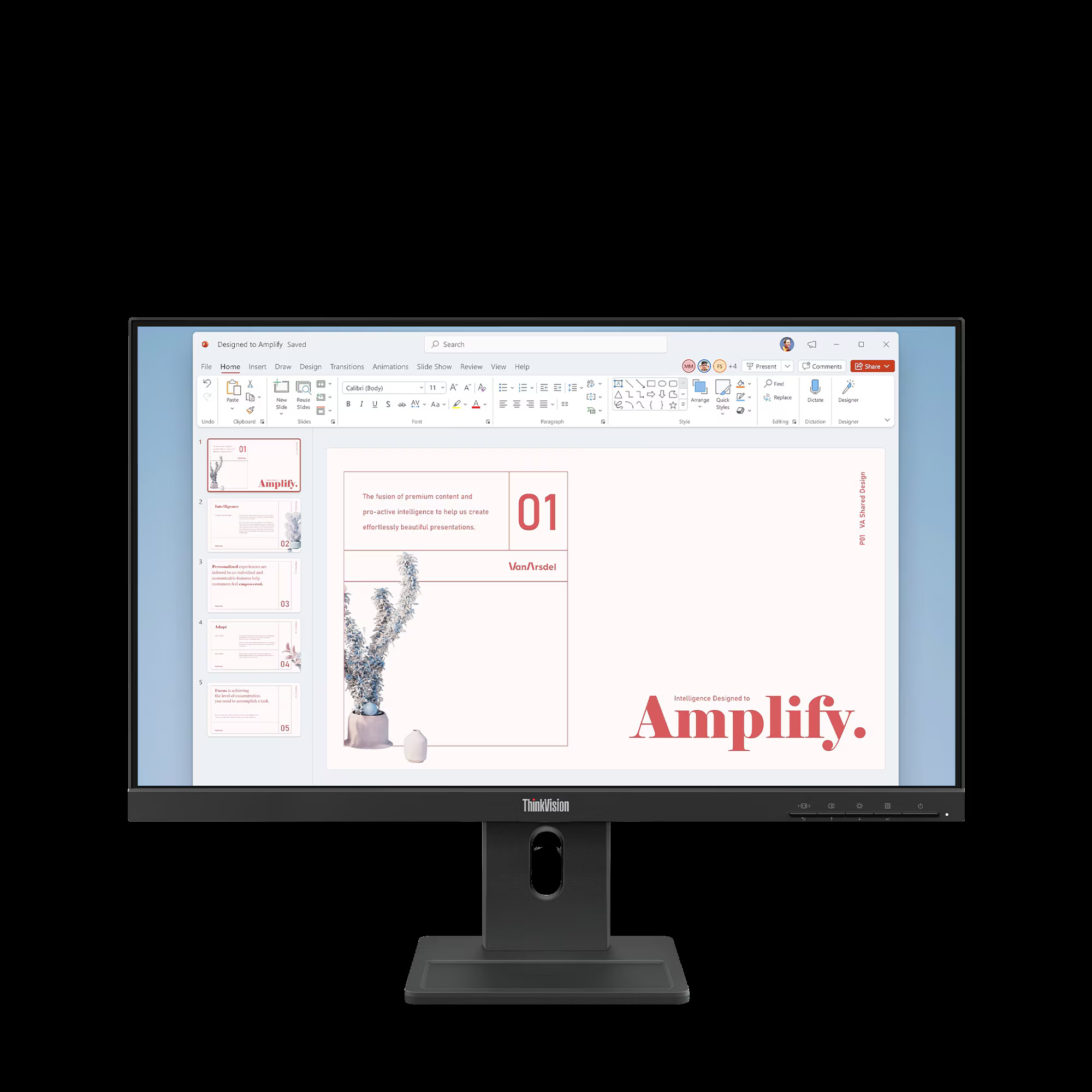 Lenovo ThinkVision E24-40 24" FHD Monitor  -  64BAMAT1UK