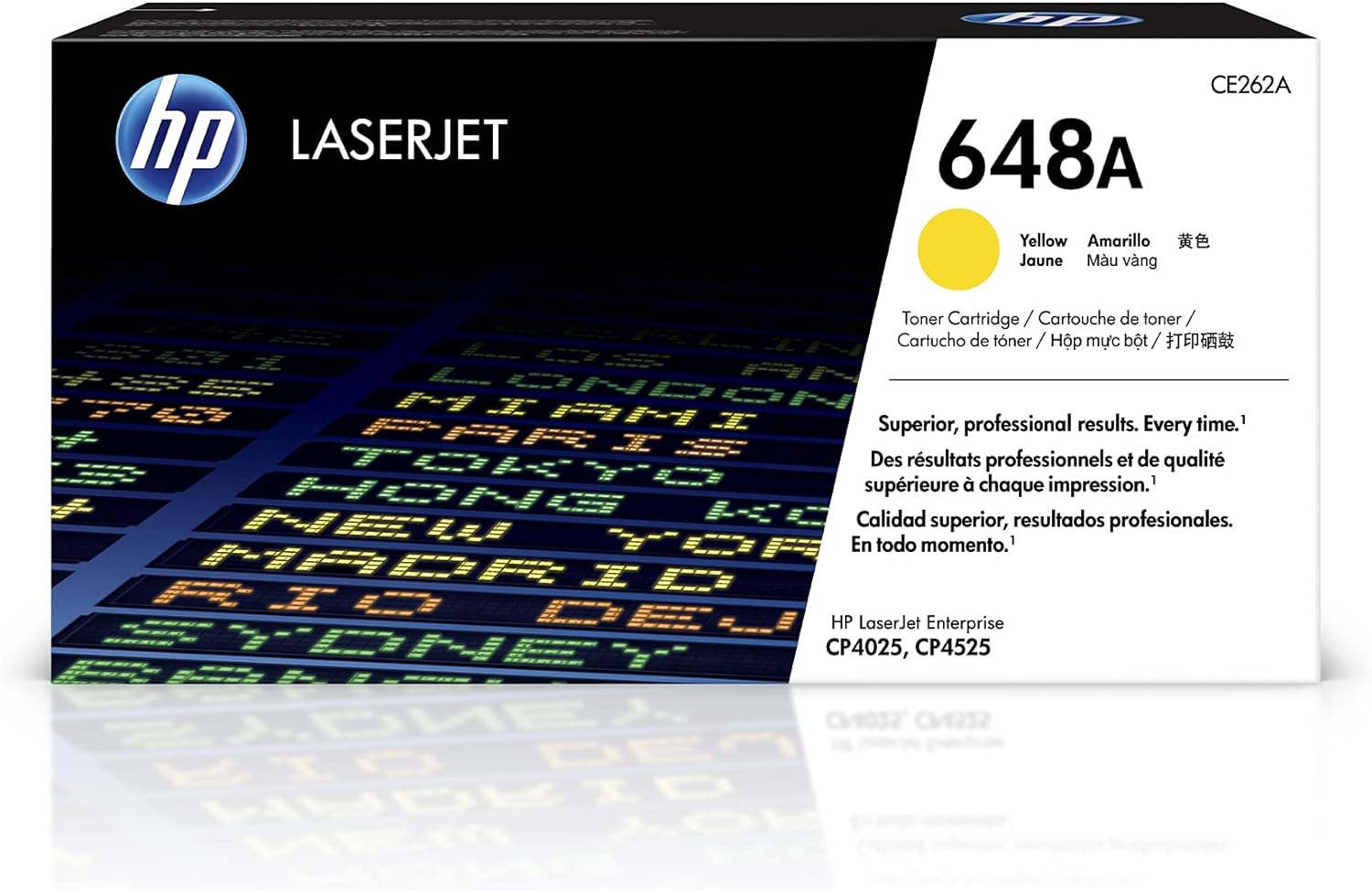 HP 648A Yellow Original LaserJet Toner Cartridge - CE262A