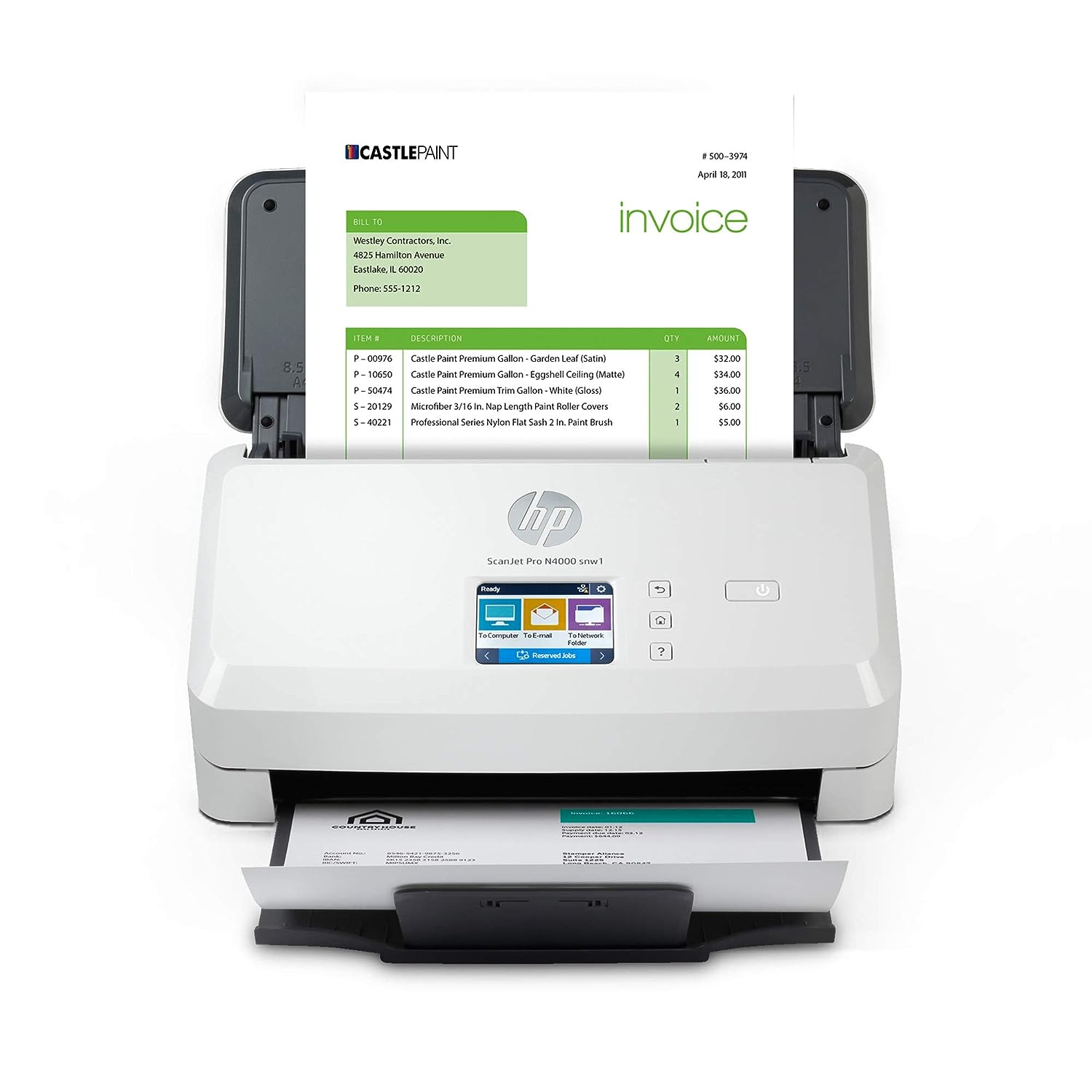 HP ScanJet Ent Flow N7000 snw1 scanner- 6FW10A