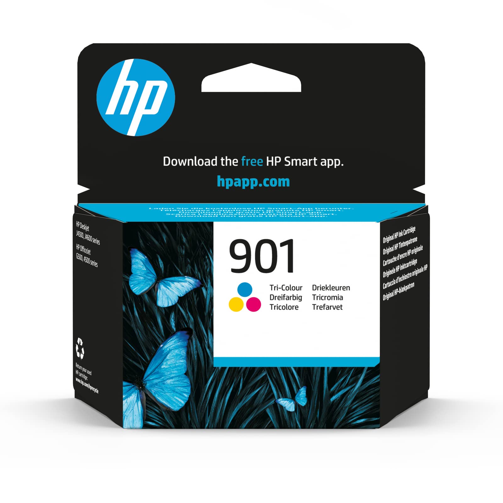 HP 901 Tri-color Original Ink Cartridge - CC656AE