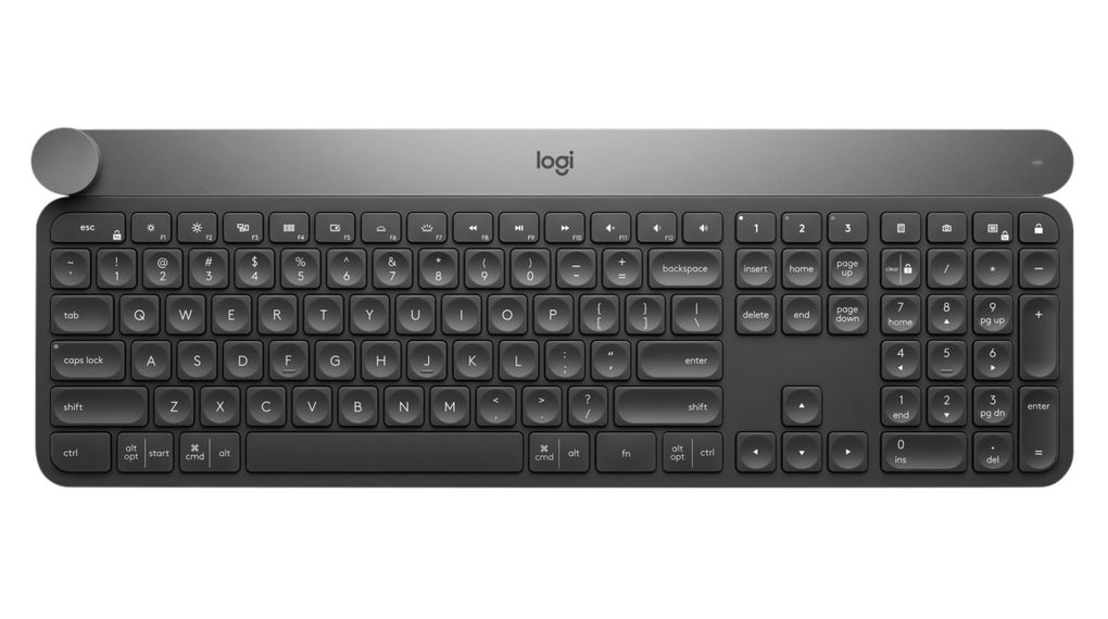 Logitech Craft Advanced keyboard with creative input dial - 920-008503