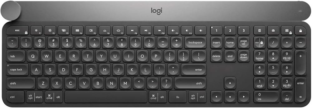 Logitech Craft Advanced keyboard with creative input dial - 920-008504