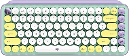 Logitech POP Keys Wireless Mechanical Keyboard With Emoji Keys - 920-010817