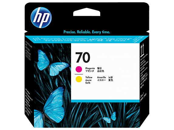 HP 70 Magenta and Yellow DesignJet Printhead - C9406A