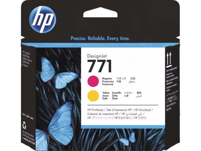 HP 771 Magenta/Yellow DesignJet Printhead - CE018A