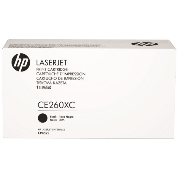 HP 649X High Yield Black Original LaserJet Toner Cartridge - CE260X
