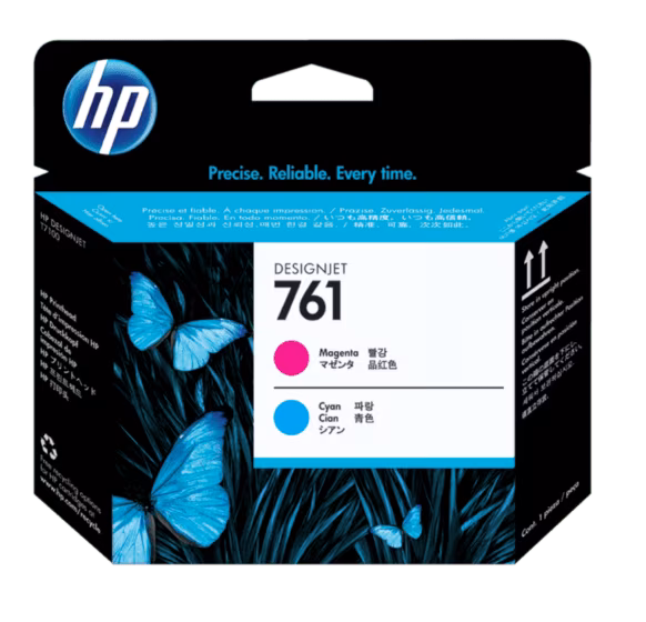 HP 761 Magenta/Cyan DesignJet Printhead - CH646A