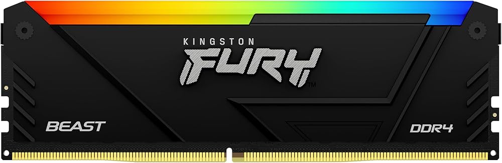 Kingston 16GB DDR4 3200MTs DIMM  Beast RGB - KF432C16BB2A