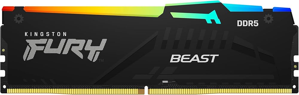 Kingston 32GB DDR5 5600MTs CL40 DIMM Beast (Kit of 2) RGB - KF556C40BBAK2