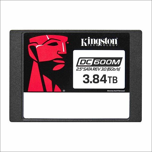 Kingston 3840G DC600M Mixed-Use 2.5" Enterprise SATA SSD - SEDC600M3840G