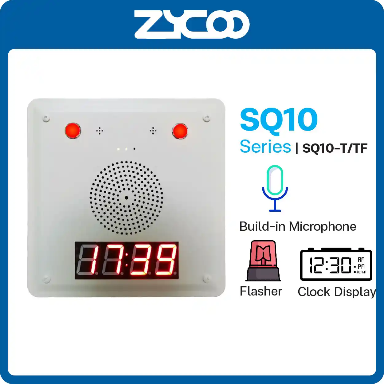 Zycoo Network Square Speaker  Time