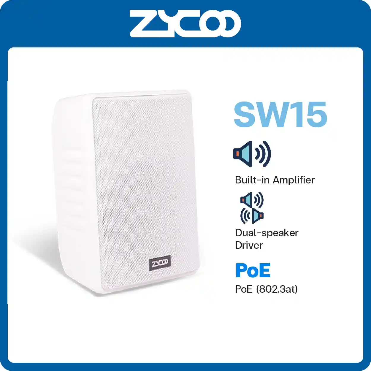 Zycoo Network Cabinet Speaker