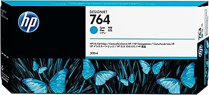 HP 764 300-ml Cyan DesignJet Ink Cartridge - C1Q13A
